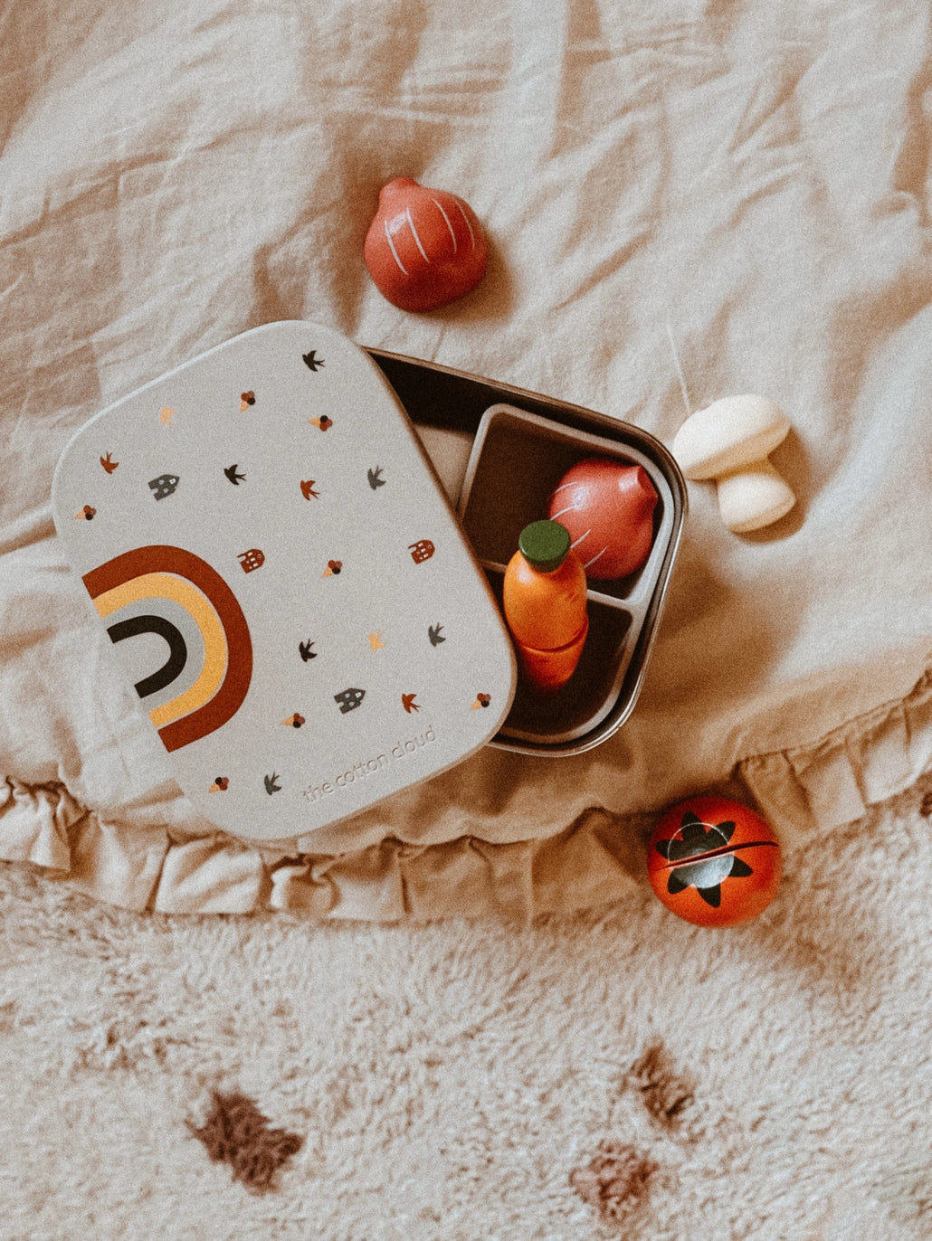 The Cotton Cloud pietų dėžutė „Rainbow“
