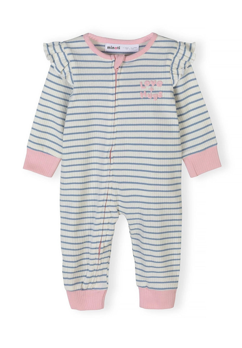Minoti medvilninių pižamų rinkinys „Pink“ – 3 vnt.