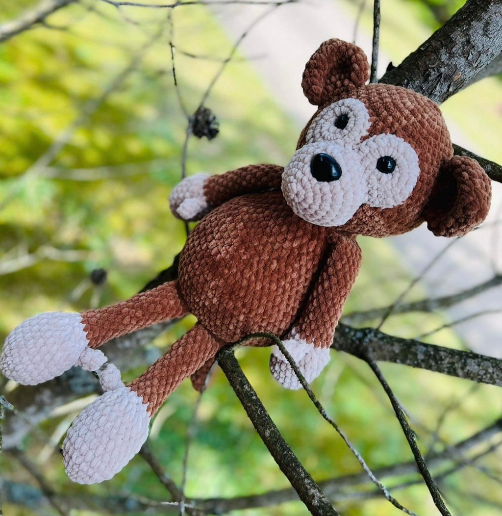 Rankų darbo beždžionė „Léo“