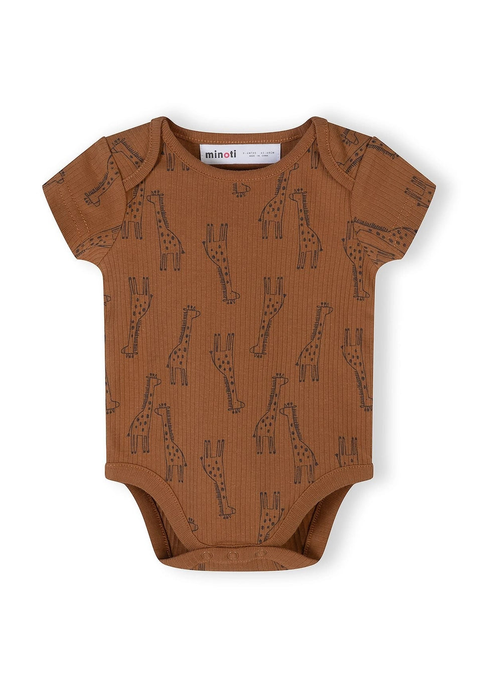 Minoti medvilninių bodžiukų rinkinys „Giraffe“ – 3 vnt.